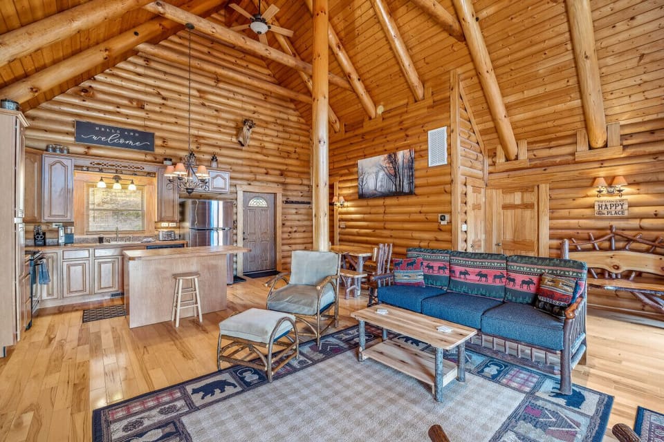 Bright and open with modern touches throughout
