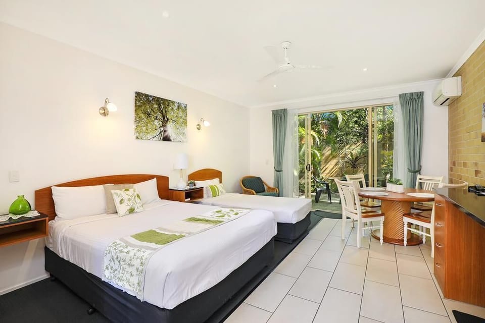 Superior Twin Room - Private Garden Terrace | Premium bedding, iron/ironing board, cribs (surcharge)