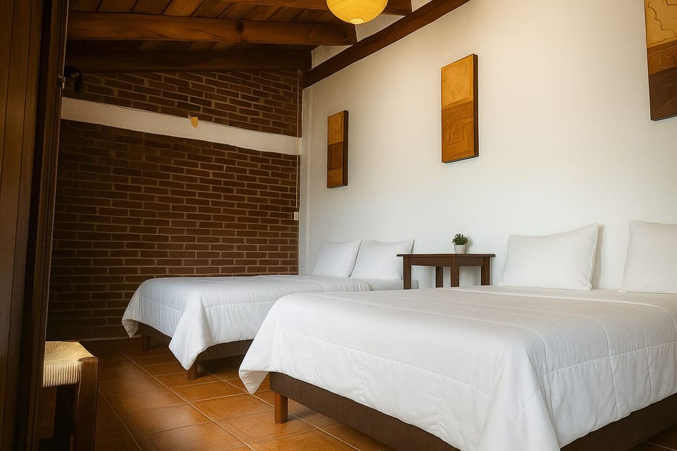 Basic Quadruple Room | Down comforters, free WiFi