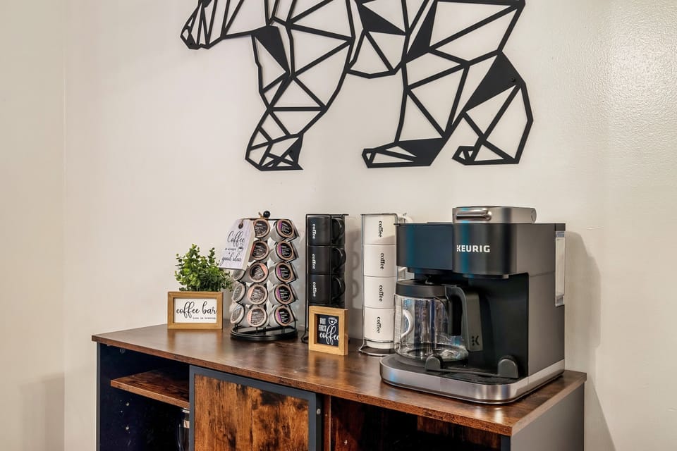 Did someone say coffee? Help yourself to a cup or brew a whole pot!