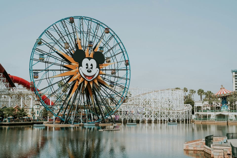 Mickey Mouse ferris wheel and endless fun for the whole family.
