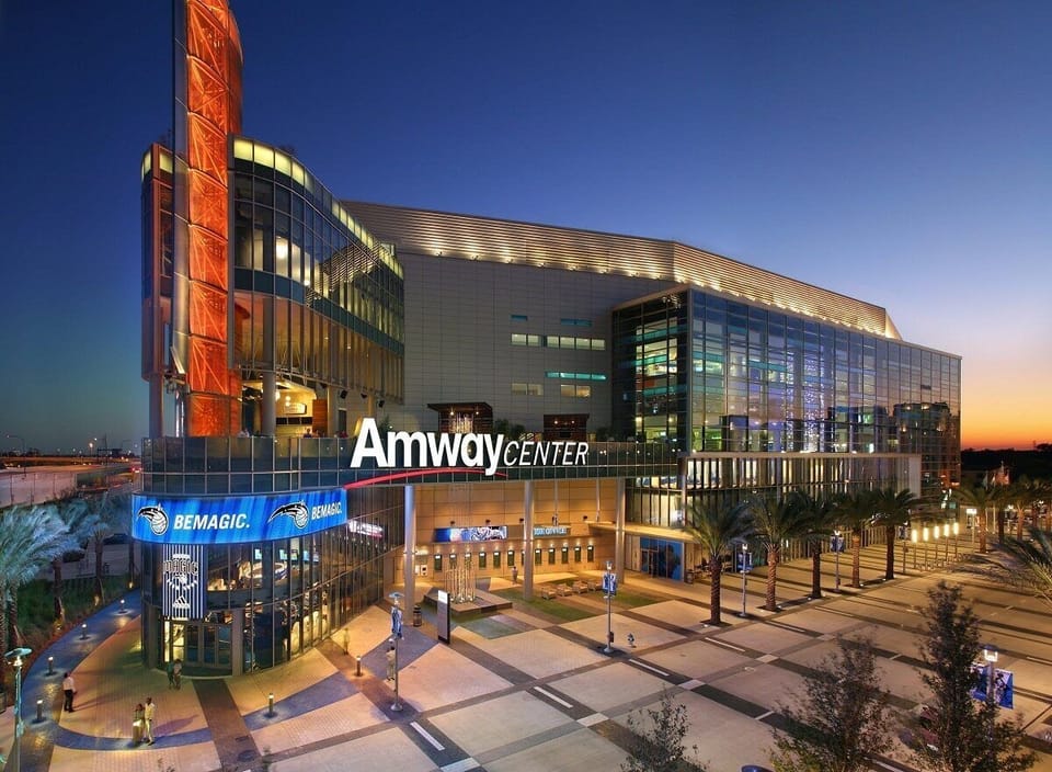 Amway Center- Only 5 minutes away to this indoor Arena located in Downtown ORL