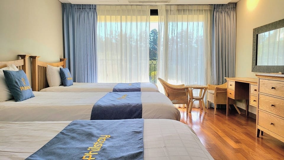 Triple Room | Egyptian cotton sheets, premium bedding, down comforters