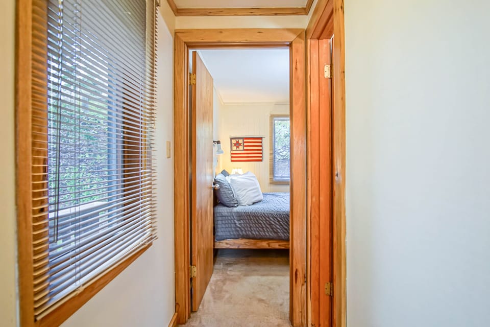 Hallway leading to bedroom