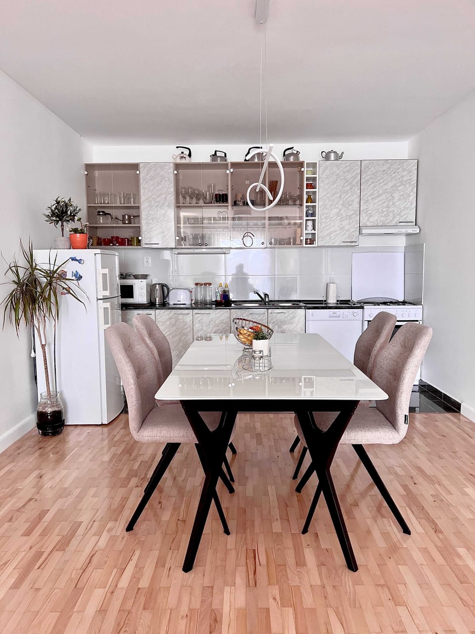 Apartment (Two Bedroom Apartment with Terrace an) | Private kitchen | Fridge