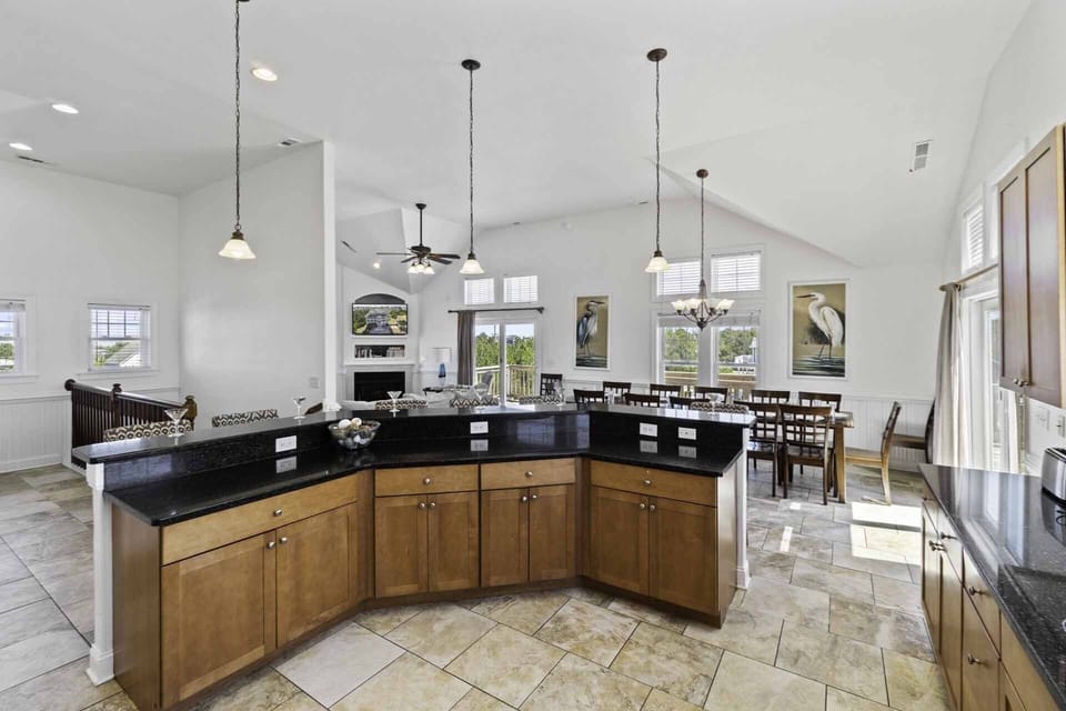 The top floor's open layout ensures you won't miss a second of the action.