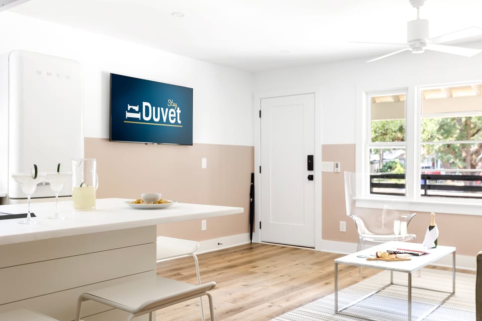 Open Concept Living Room Smart TV