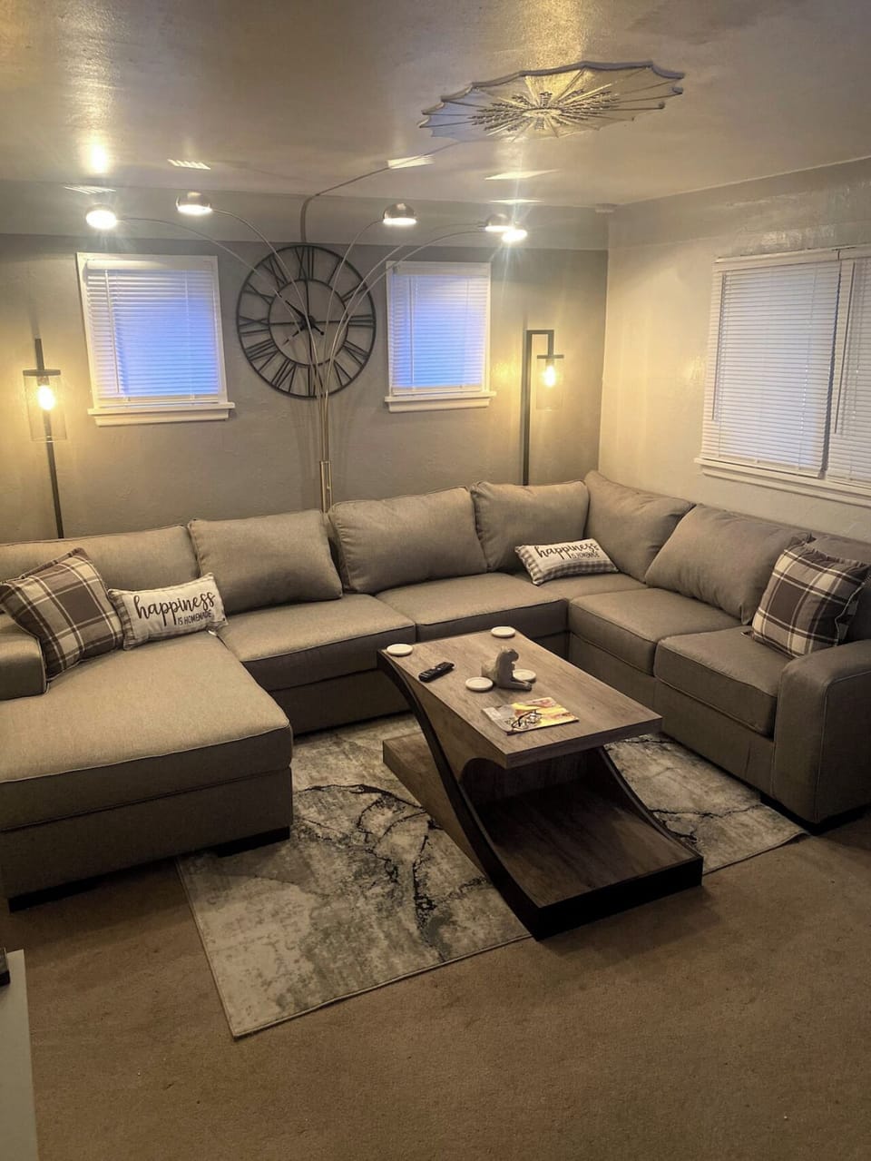 Sectional-Full sized pull out bed