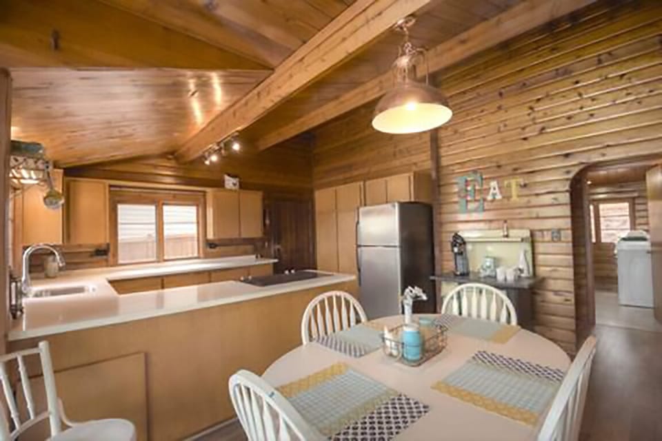 Kitchen from the living room