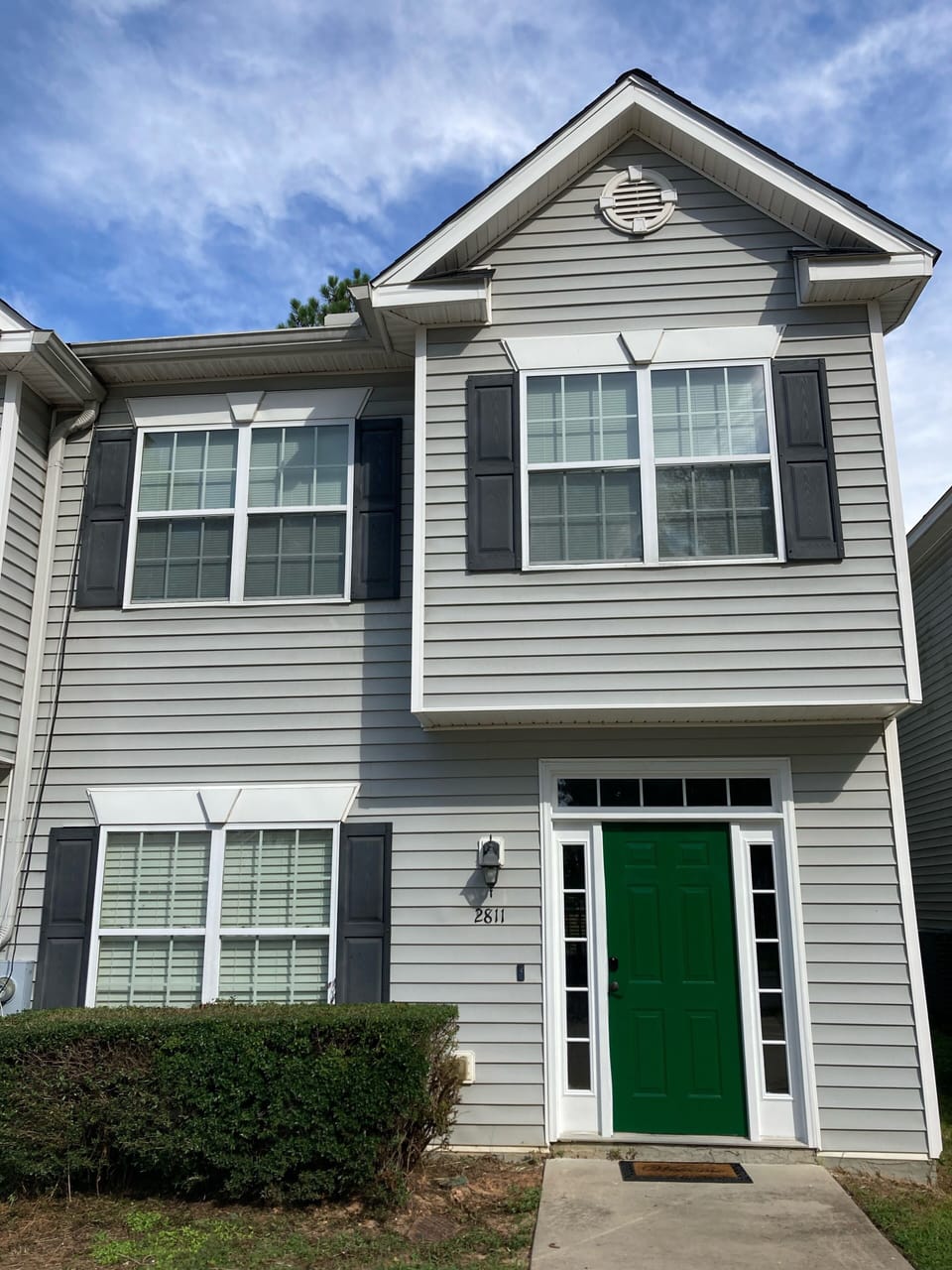 End unit townhome 