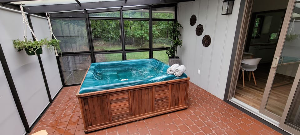 Relax in the hot tub and create fun memories with family and friends