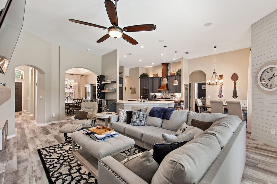 Spacious and comfortable living area