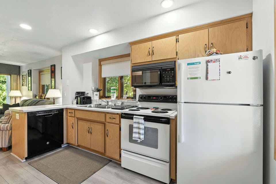 fully stocked kitchen