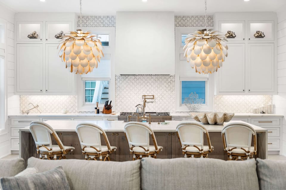 Gorgeous pic of the kitchen