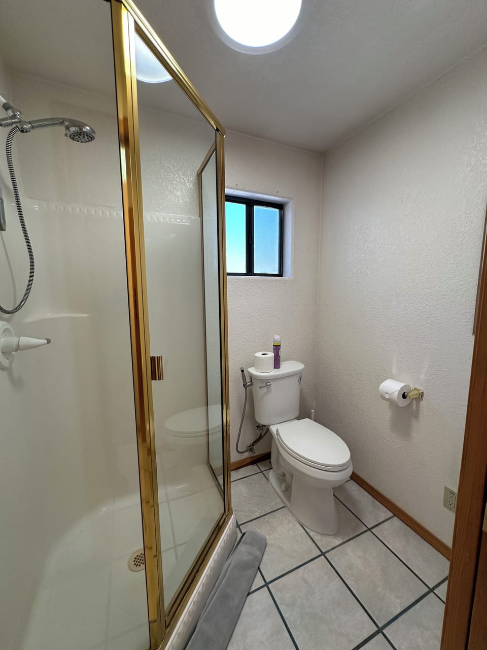 Master bedroom with on-suite bathroom. 