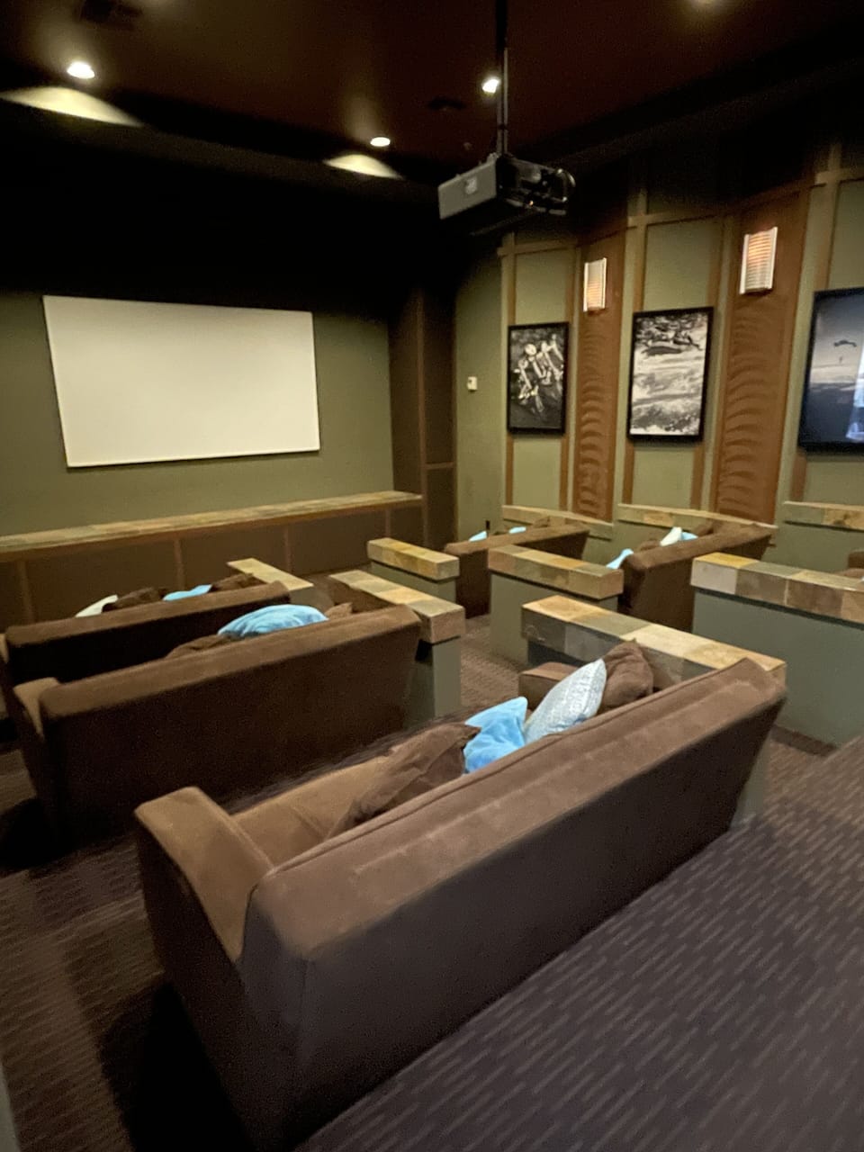 Movie theater at Club house