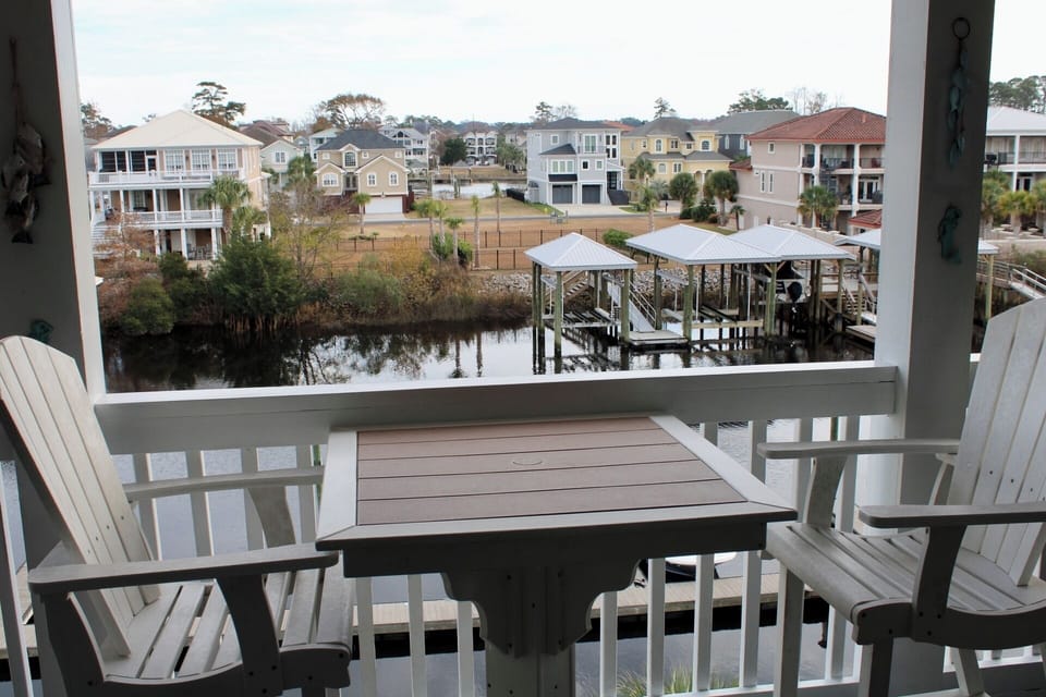 Welcome to your waterfront, three bedroom, two bath vacation home along the Grand Strand!