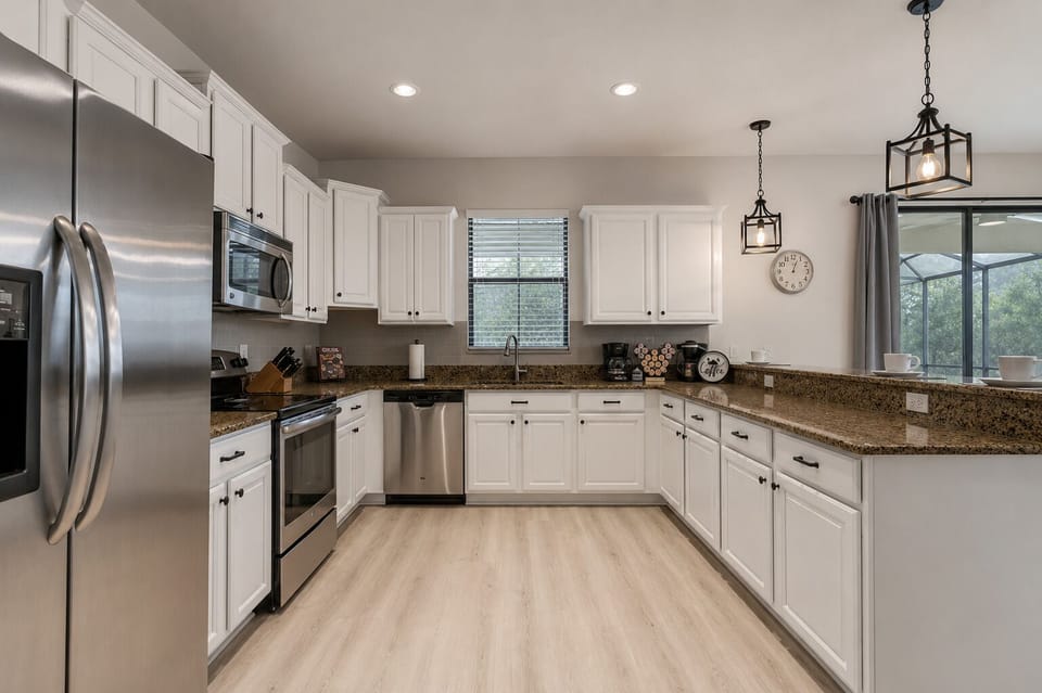 Fully Stocked Kitchen for All Your Meals