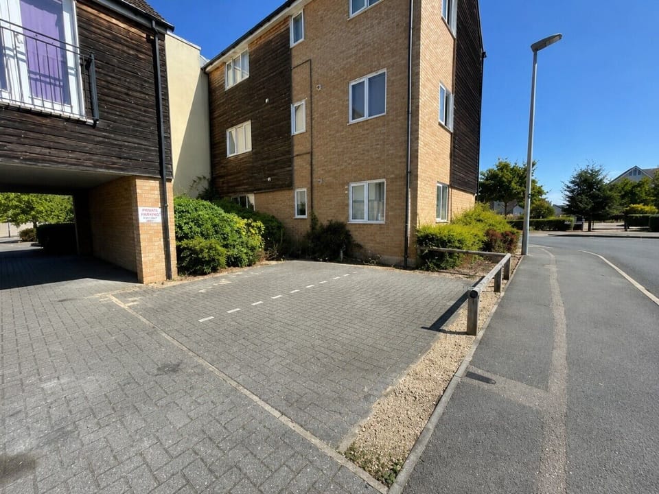 Allocated parking space.