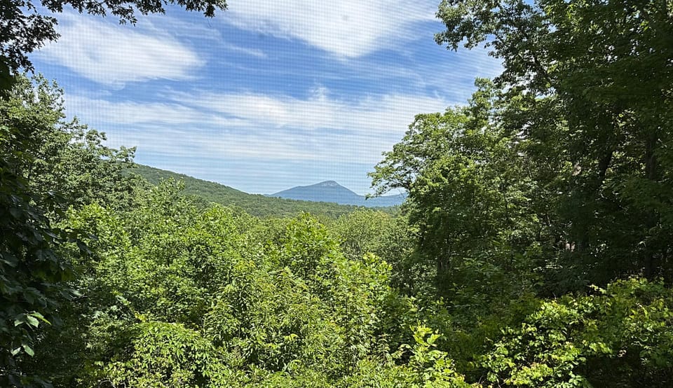 Yonah views from back porch