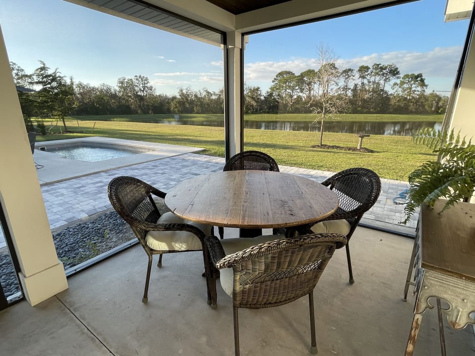 Outside porch.