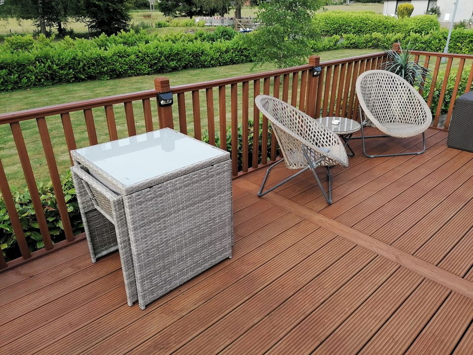 Decking | Salmon Leap Lodge, Dollar, near Stirling