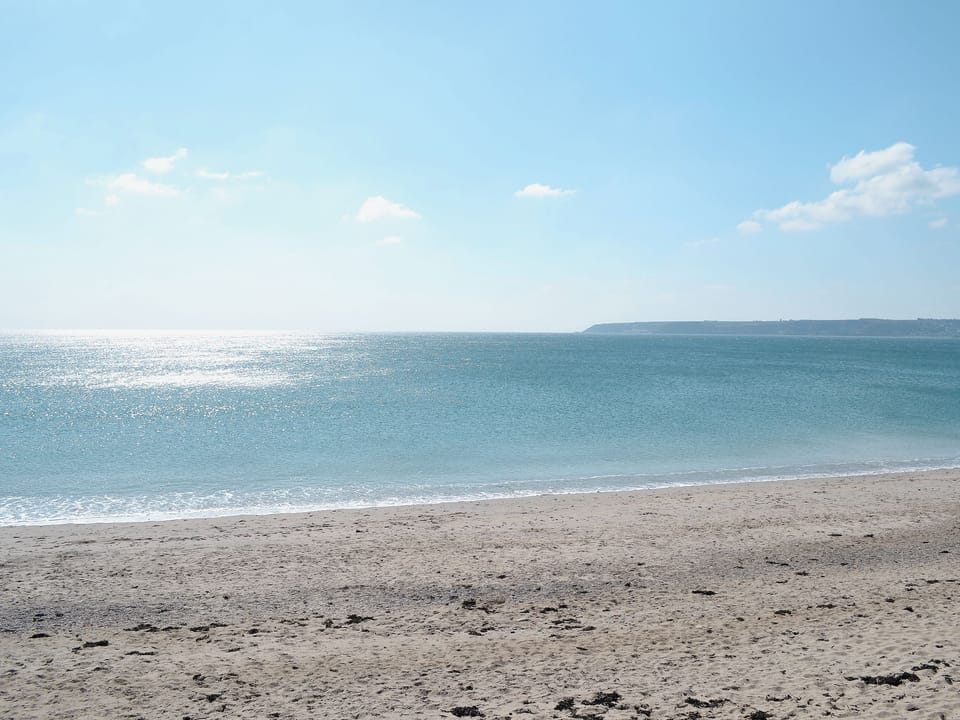 Golden sands and azure blue sea | Helston Beach | Falmouth, Cornwall