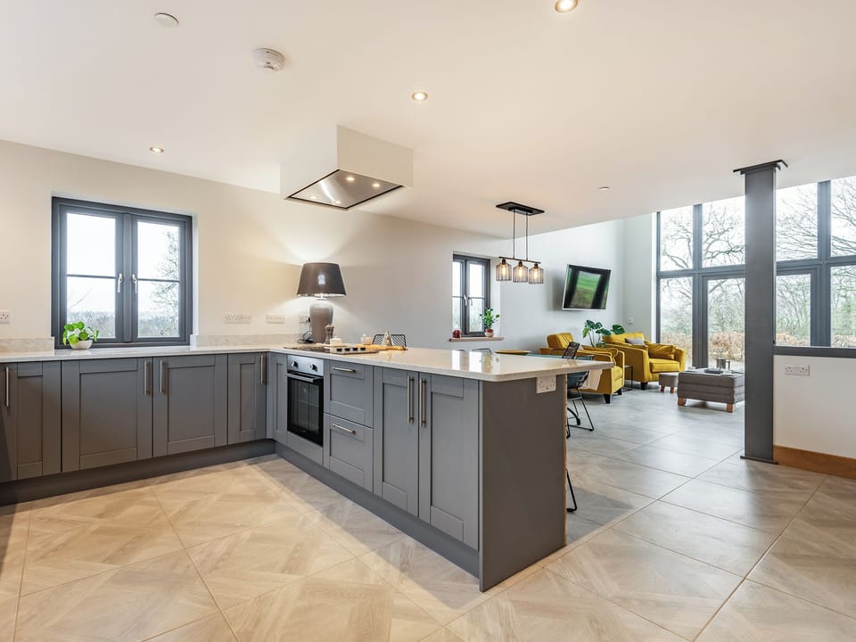 Open plan living space | Red Kite Lodge - Red Kite Holidays, Tregaron, near Aberystwyth