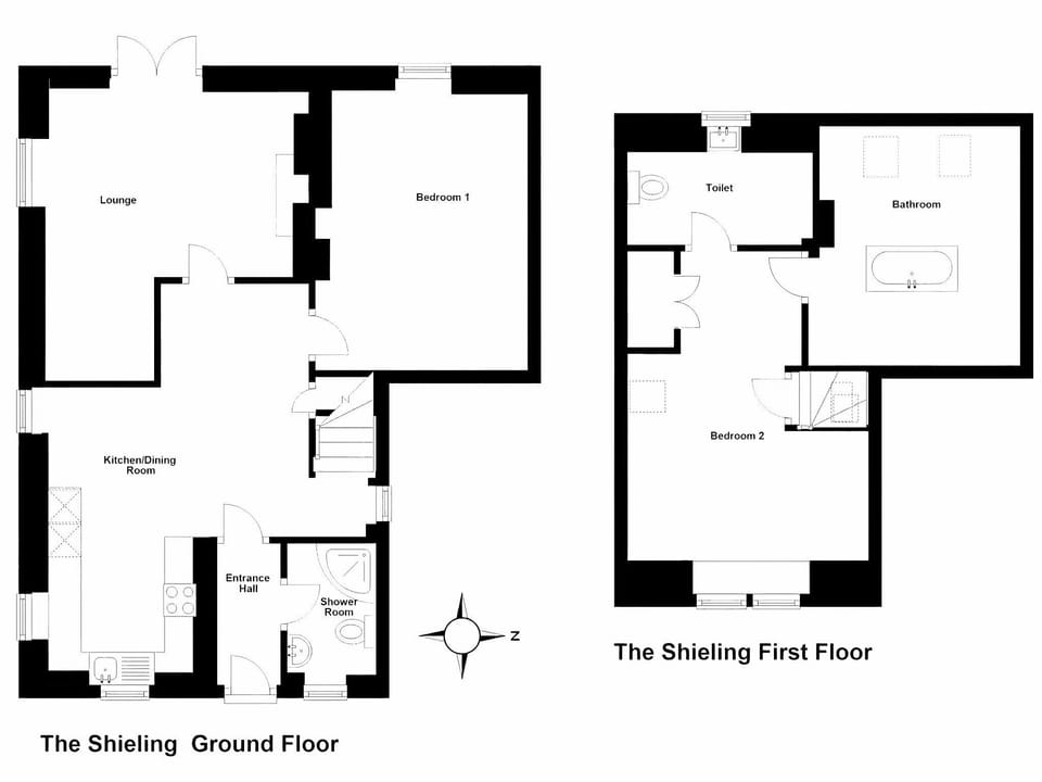 Floor plan | The Shieling, Kilpatrick, Isle of Arran