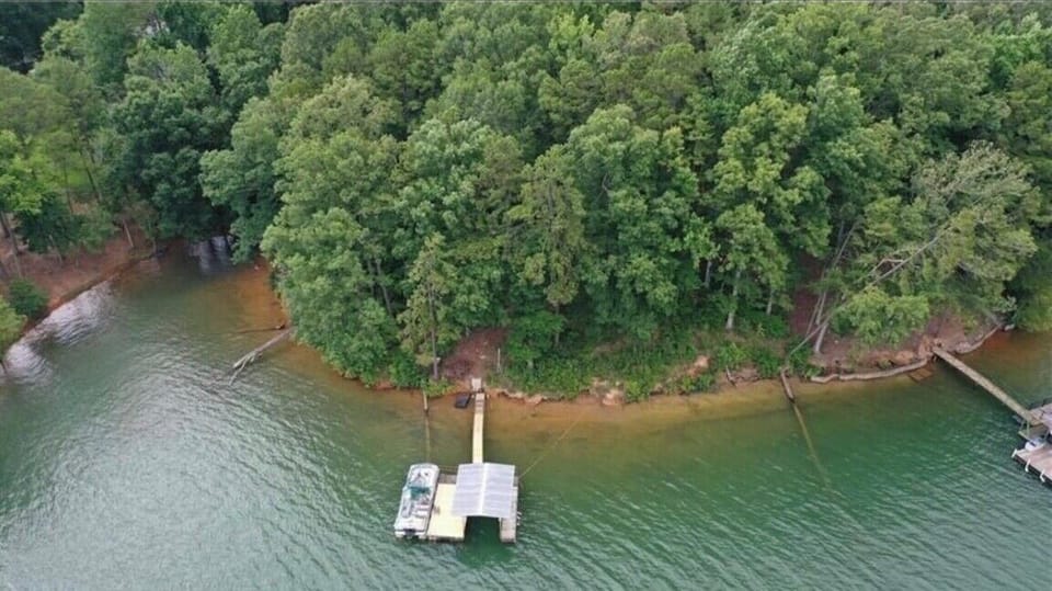 Our dock is in a deep water quite cove, perfect for fishing