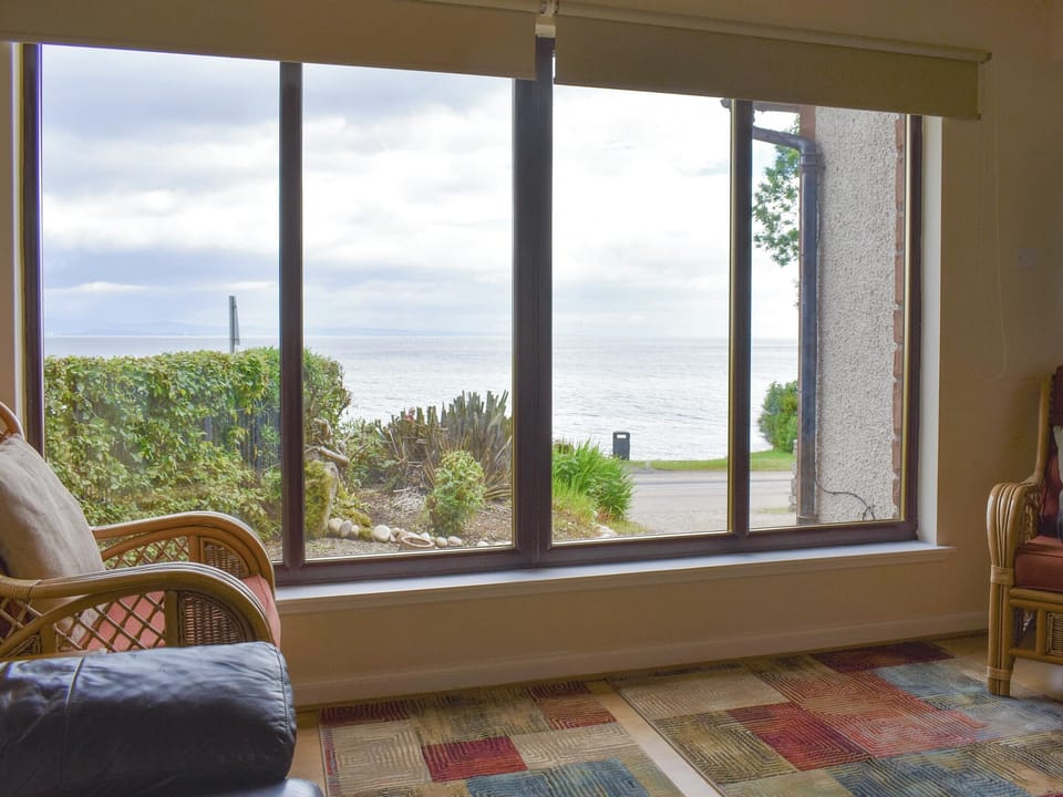Amazing views from the living area | Driftwood, Corrie, Isle of Arran