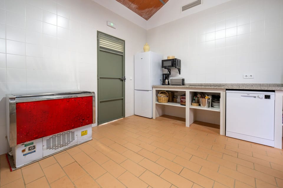 Large kitchen for event preparation