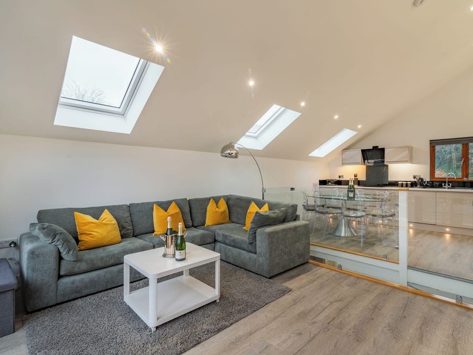 Open plan living space | Waterside Lodge Two - Ashgrove Country Park, Elland