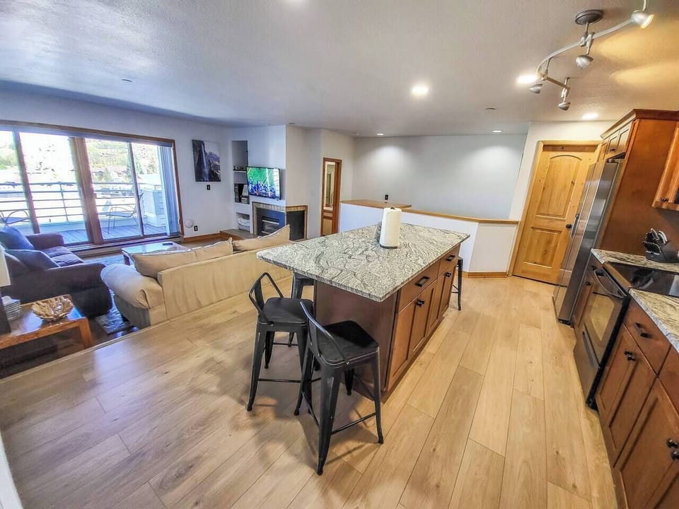 Completely remodeled kitchen. 