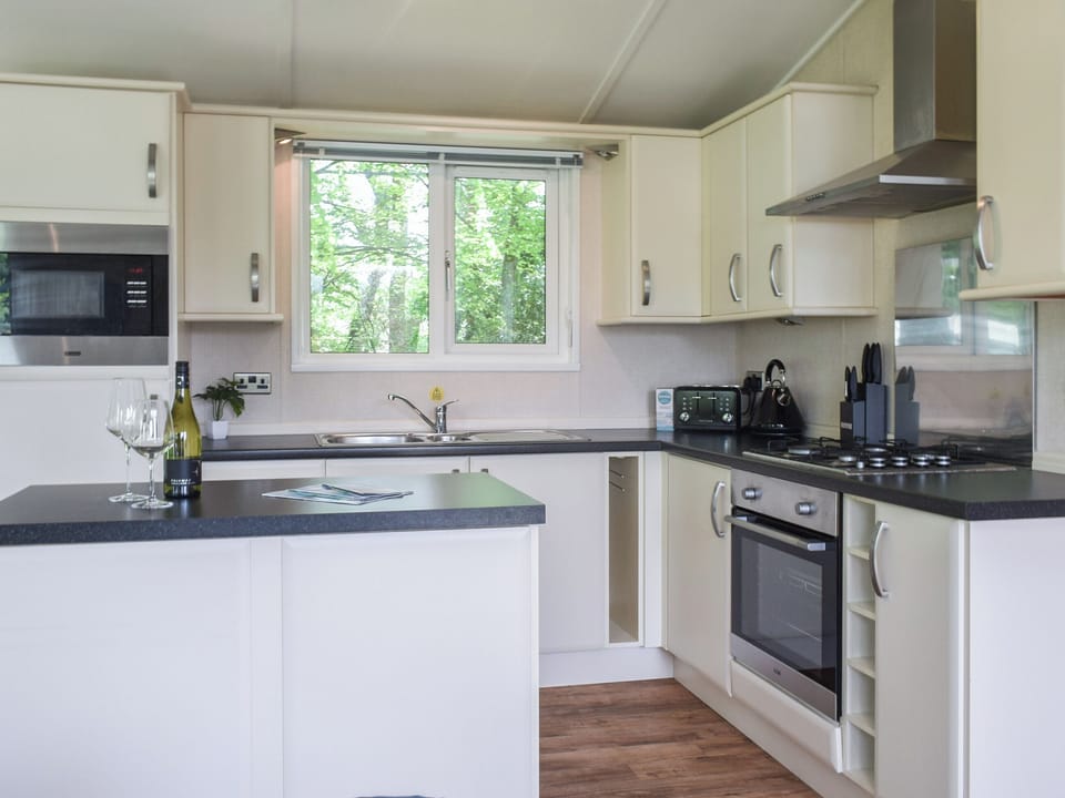 Kitchen area | The Caravan & Motorhome Club- The Cabin - The Caravan & Motorhome Club, Truro