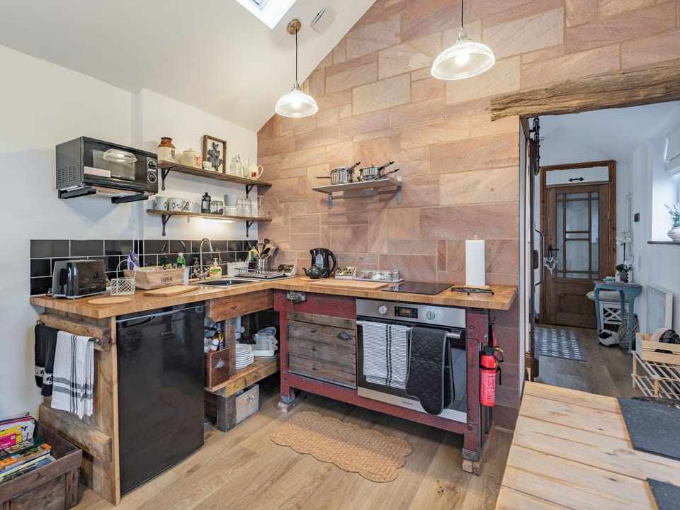 Open plan living space | Little Pines Lodge, Biddulph