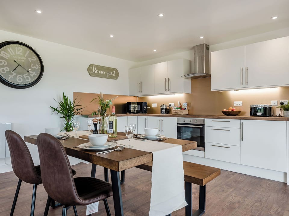 Dining Area | Bramley Lodge - Upper Holme Lodges, Lyonshall, near Kington