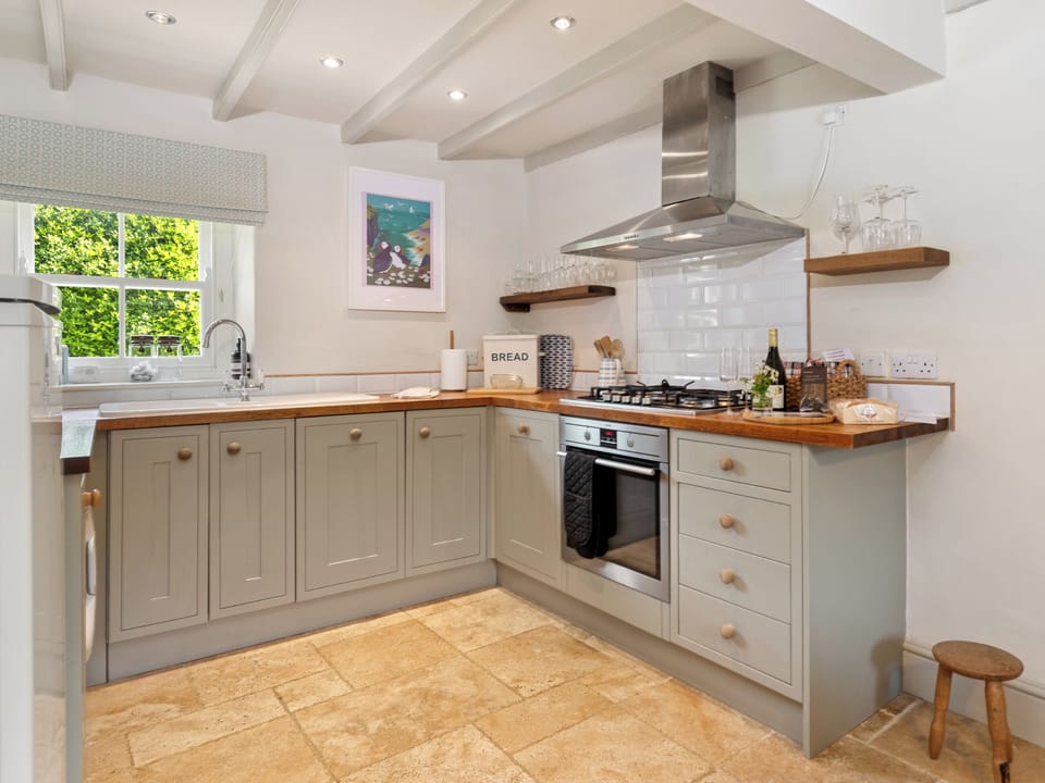 Kitchen area | Caswell Cottage, Solva, Haverfordwest