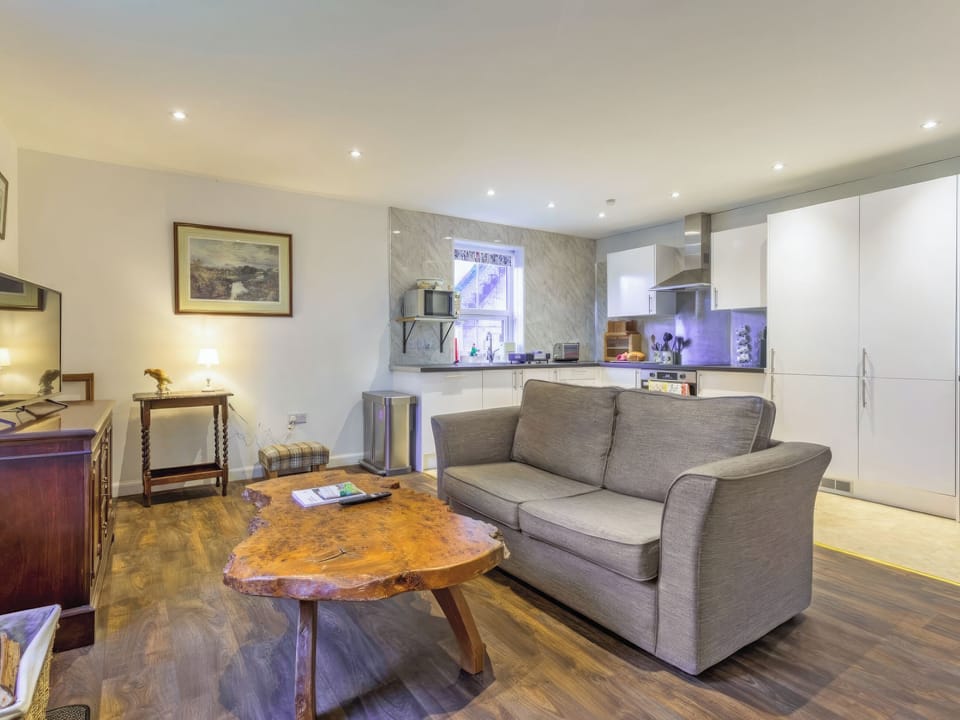 Open plan living space | The Bungalow - Ardullie Holidays, Dingwall
