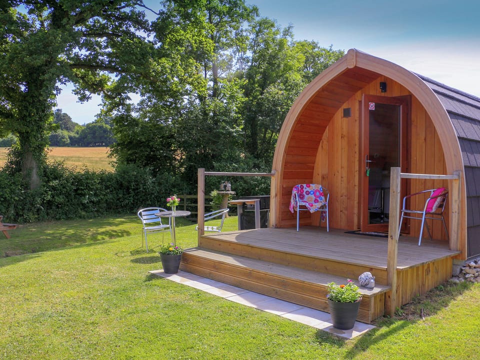 Outdoor area | Barley Hill Pod, Somerset
