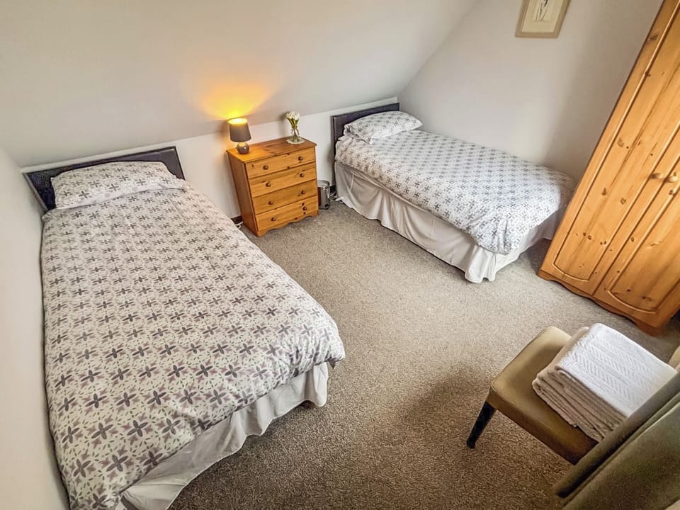 Twin bedroom | Croft Cottage, Gairloch, Wester Ross
