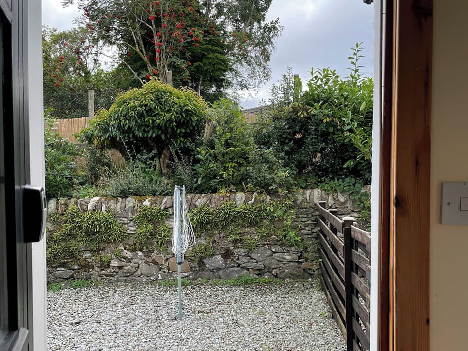 Exit to patio area | Sanna, Ardentinny, Dunoon