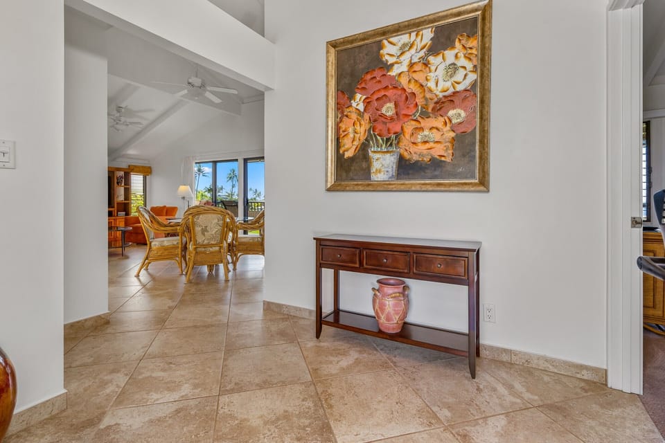 Entry - go left to guest bedroom, go right to primary bedroom