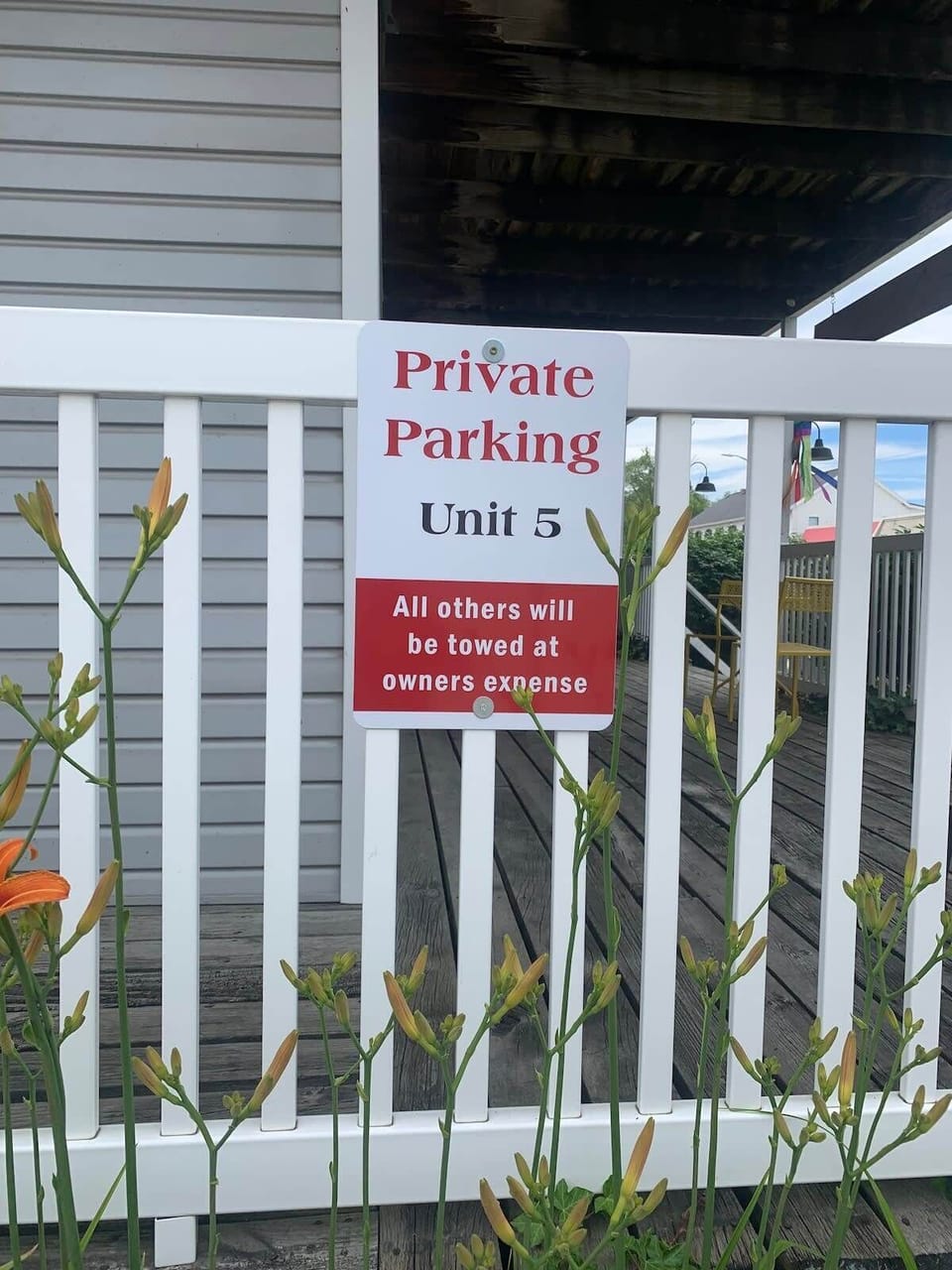 Each Unit has ONE parking spot 