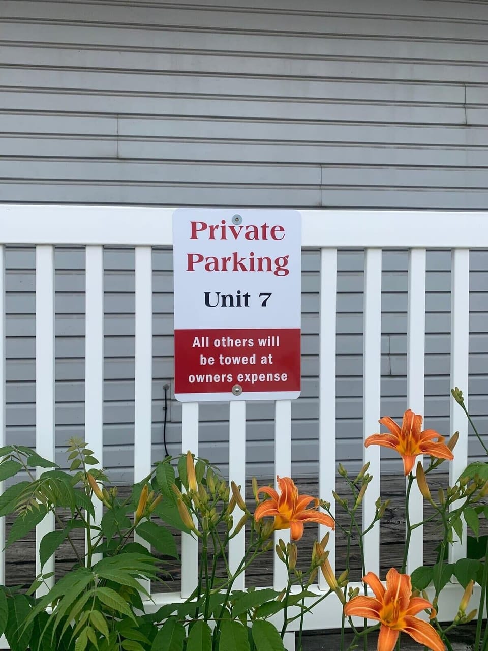 Each Unit has ONE parking spot 