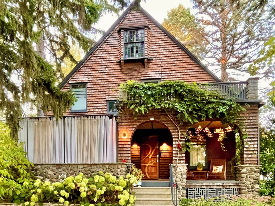 One of the oldest homes in the hood, yet modernized with every creature comfort.