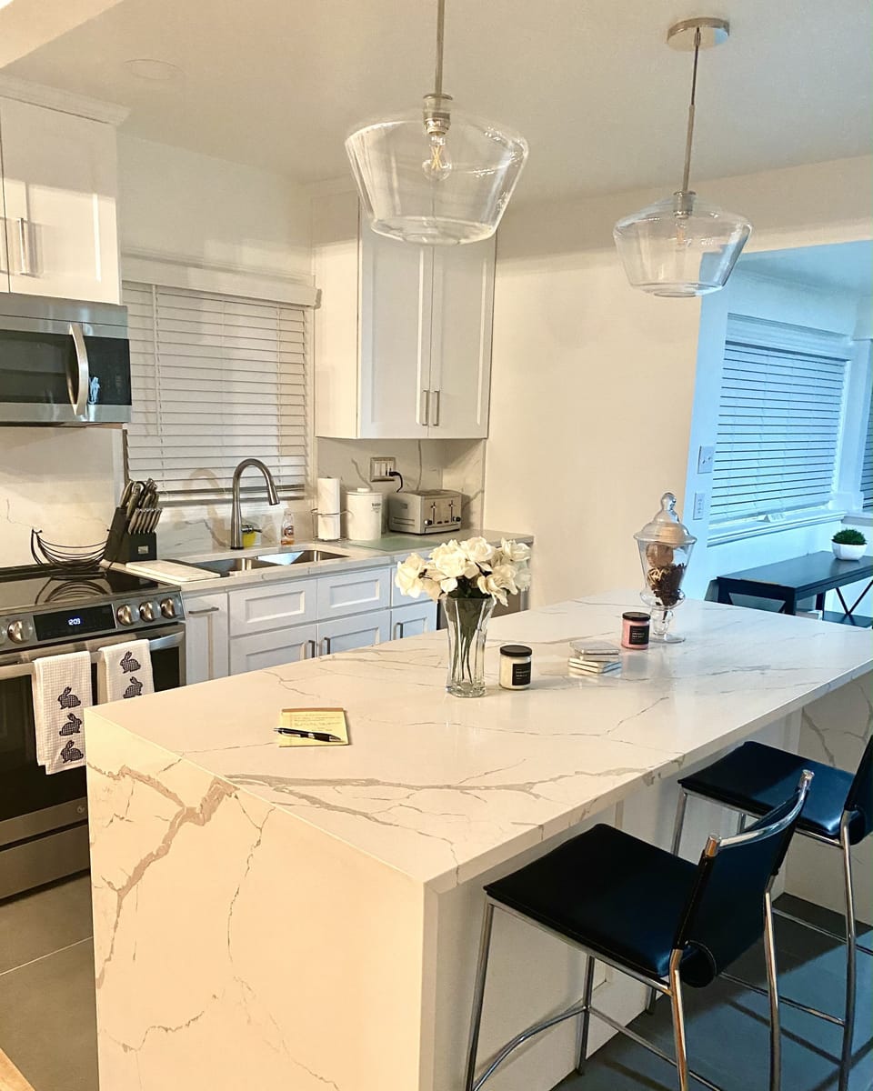 Custom kitchen with brand new appliances