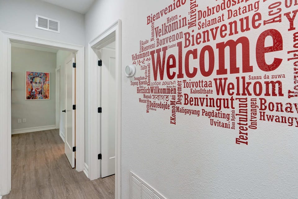 The hallway.