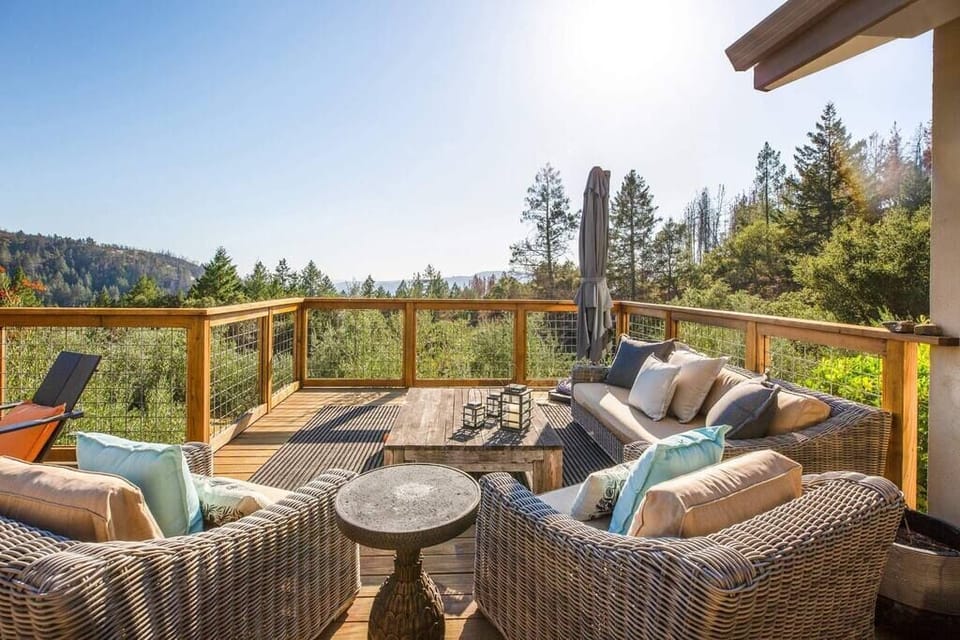 Views From The Deck Off The Kitchen