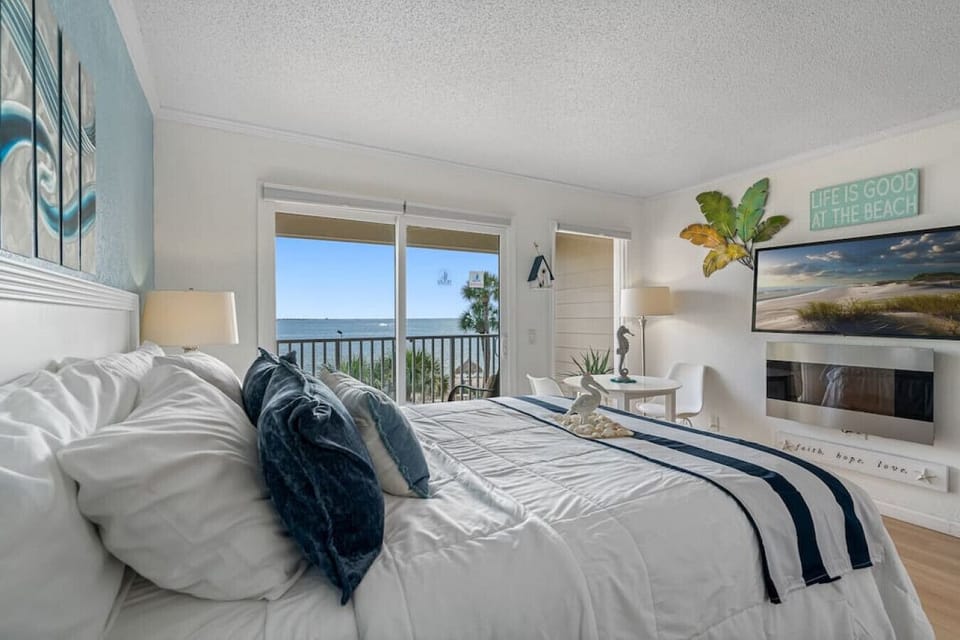 Both bedrooms feature queen-size beds for your utmost comfort